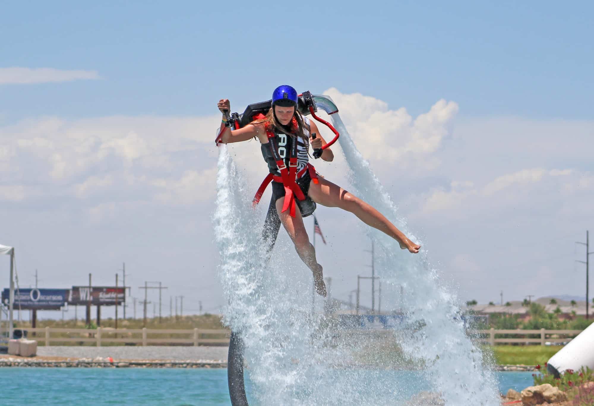 A water-powered jetpack