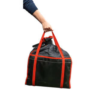 Person Holding the Onean Transport and Storage Bag