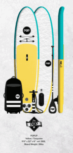 11'0 POPUP YELLOW:TURQUOISE INFLATABLE KIT