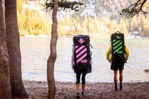 Inflatable POP Paddleboards with backpack Green:Black