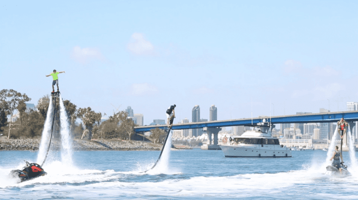 Flying With A Water-Powered Jet Pack 