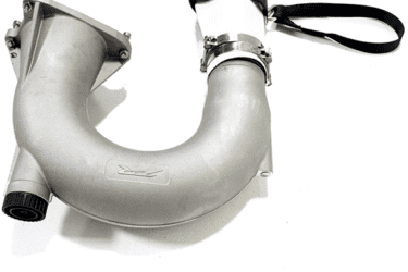 U Pipe with hose and clamps